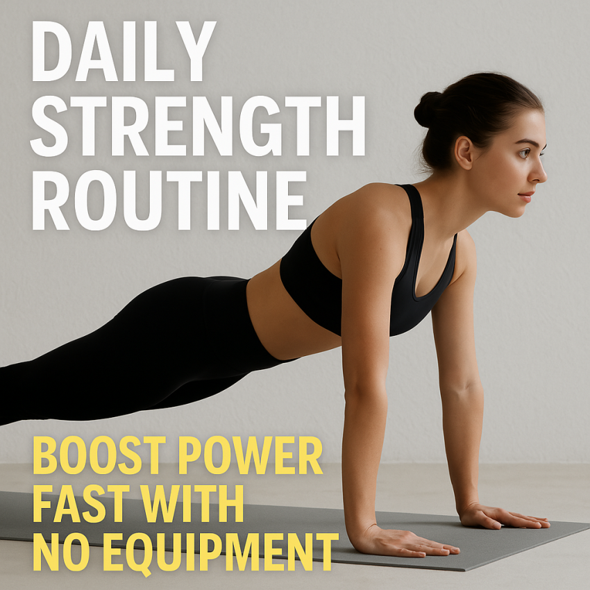 Daily Strength Routine: Boost Power Fast with No Equipment