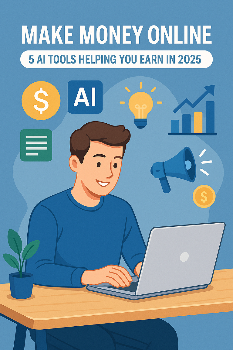 Make Money Online: 5 AI Tools Helping You Earn in 2025