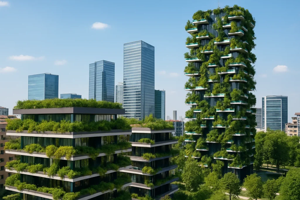 Green Roofs and Vertical Gardens