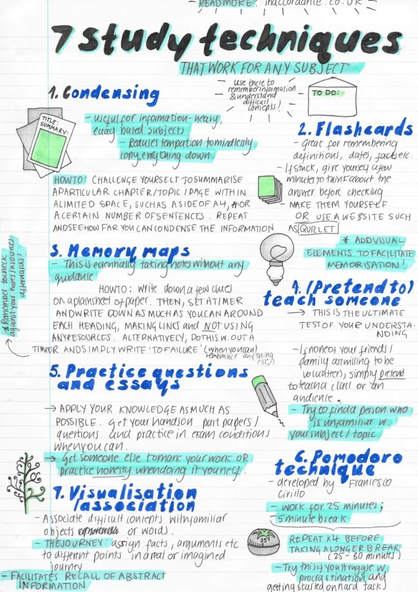Effective Study Techniques for Students to Excel