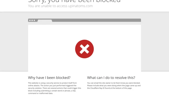 Cloudflare Blocked Access How to Resolve It Quickly  Wealth Health  Tech  Your Guide to Success Cloudflare Blocked Access How to Resolve It Quickly