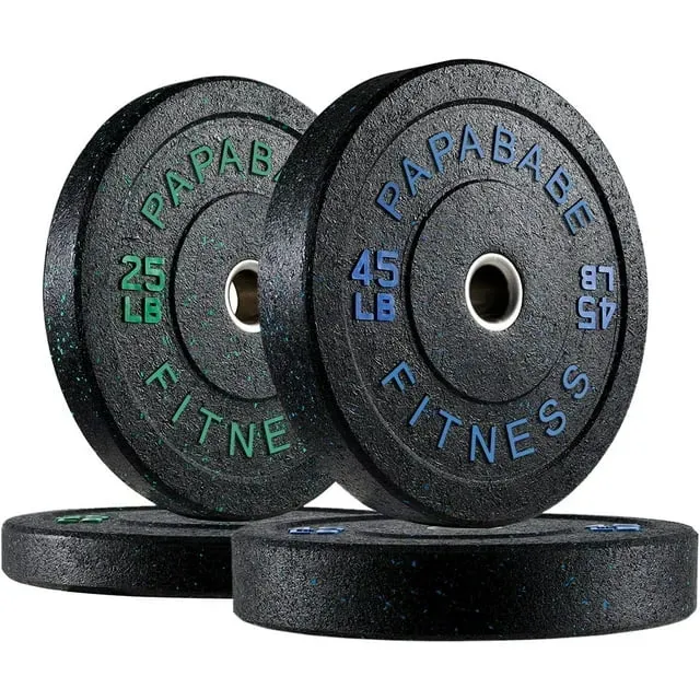 Crumb Rubber Bumper Plates: Durable & High-Quality Gear