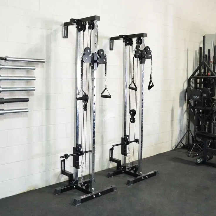 Wall Mounted Pulley Tower: Compact Gym Equipment Solution