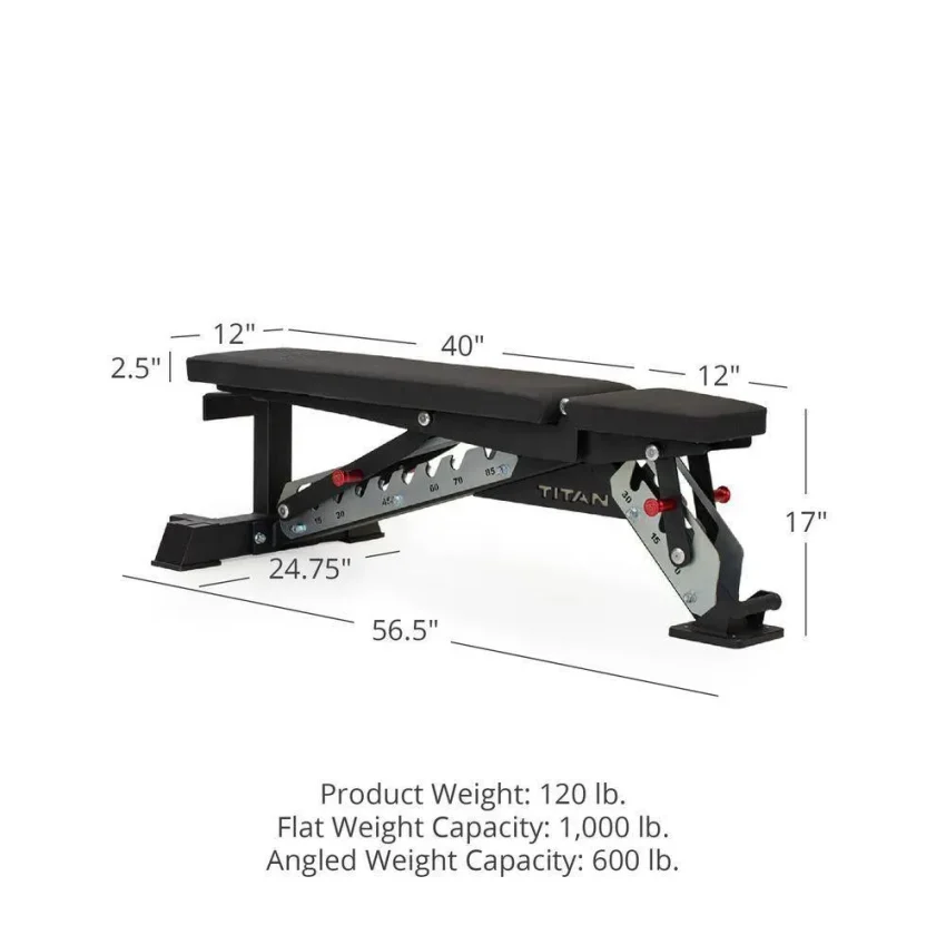TITAN Series Adjustable Bench: Ultimate Workout Solution