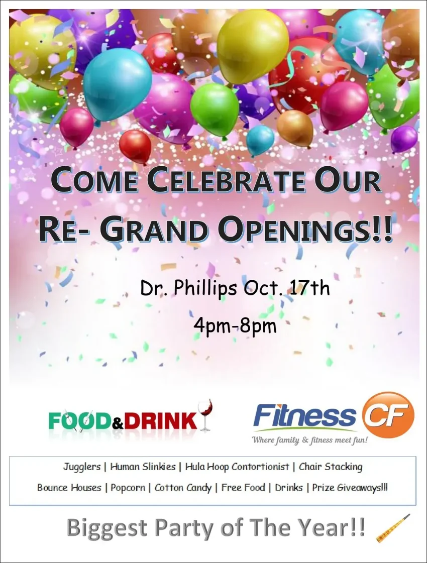 Grand Re-Opening Fitness: Join Our Free Demo Classes!