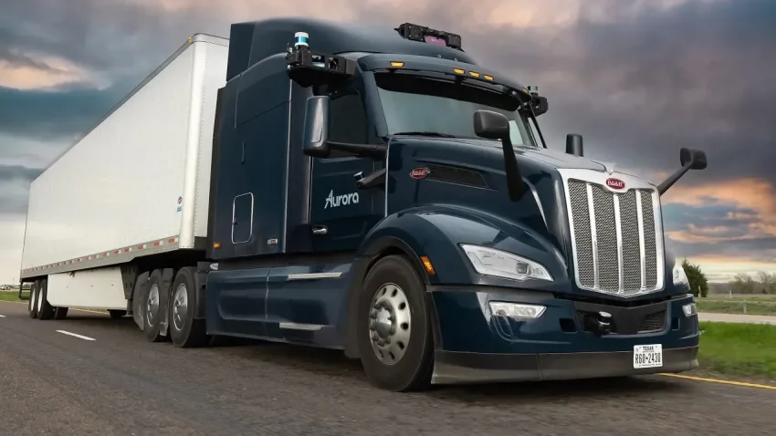 Aurora Self-Driving Freight Expands Operations with New Route