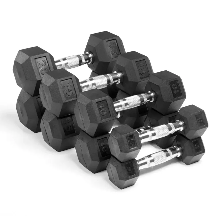 Rubber Hex Dumbbells: Elevate Your Home Gym Setup