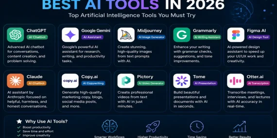 Best AI Tools in 2026 Top Artificial Intelligence Tools You Must Try