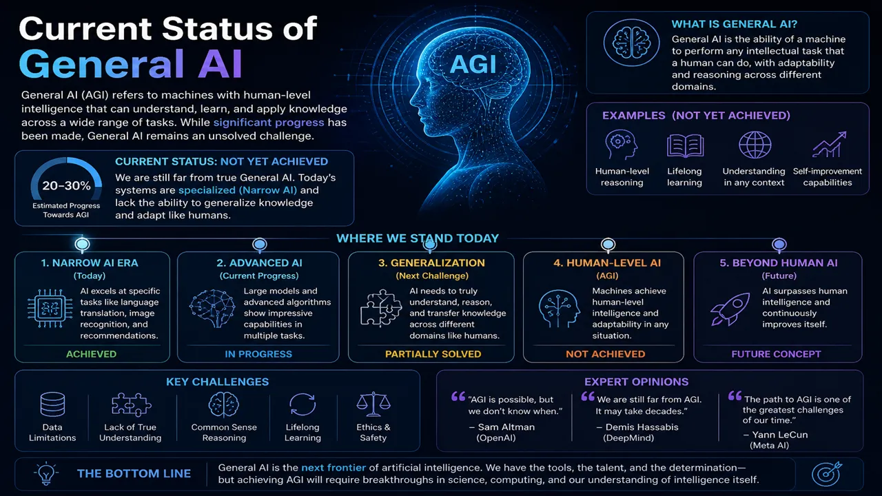 Current Status of General AI