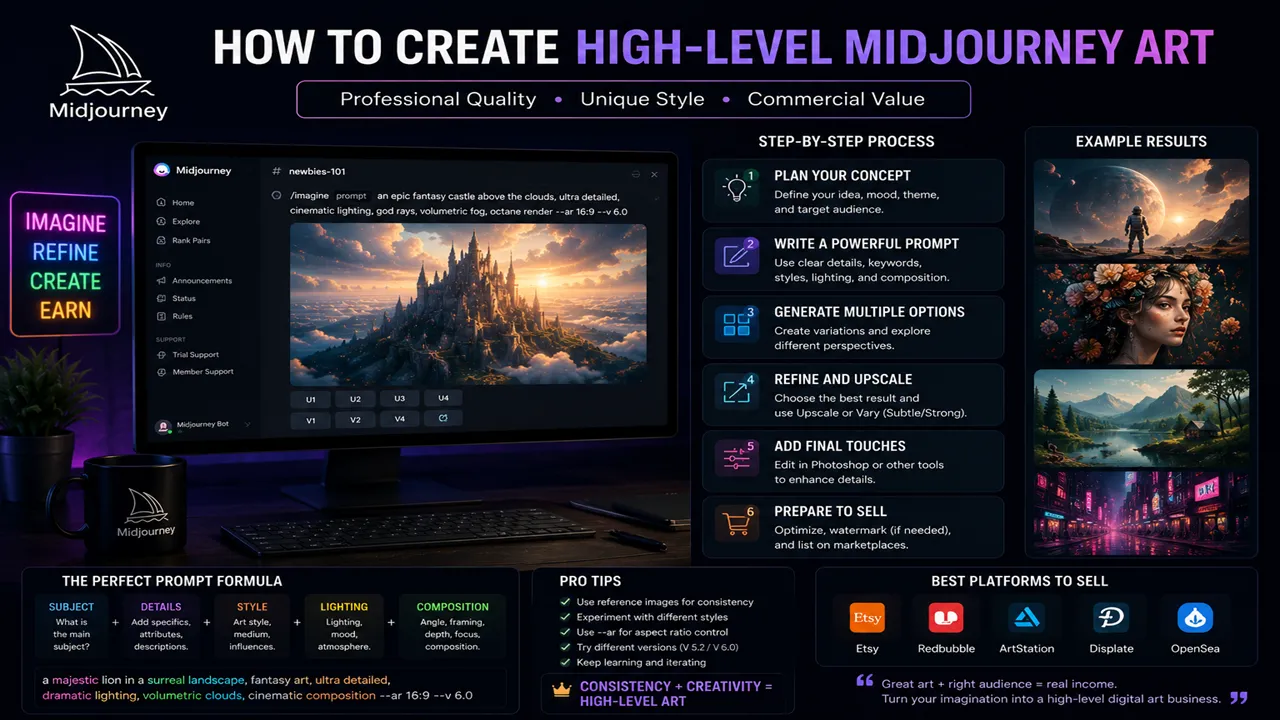 How to Create High-Level Midjourney Art