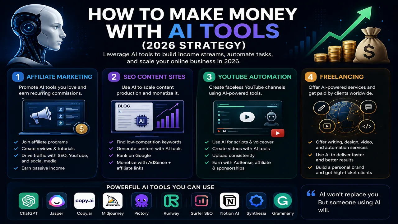 How to Make Money with AI Tools (2026 Strategy)