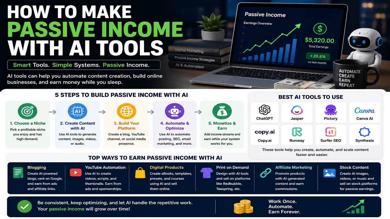 How to Make Passive Income with AI Tools