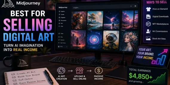 Make Money With Midjourney The Ultimate Guide to Midjourney for Selling Digital Art