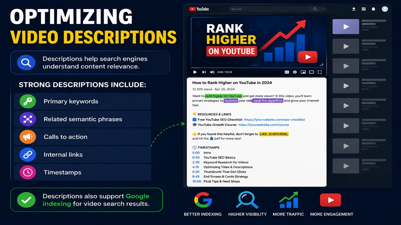 Optimizing Video Descriptions