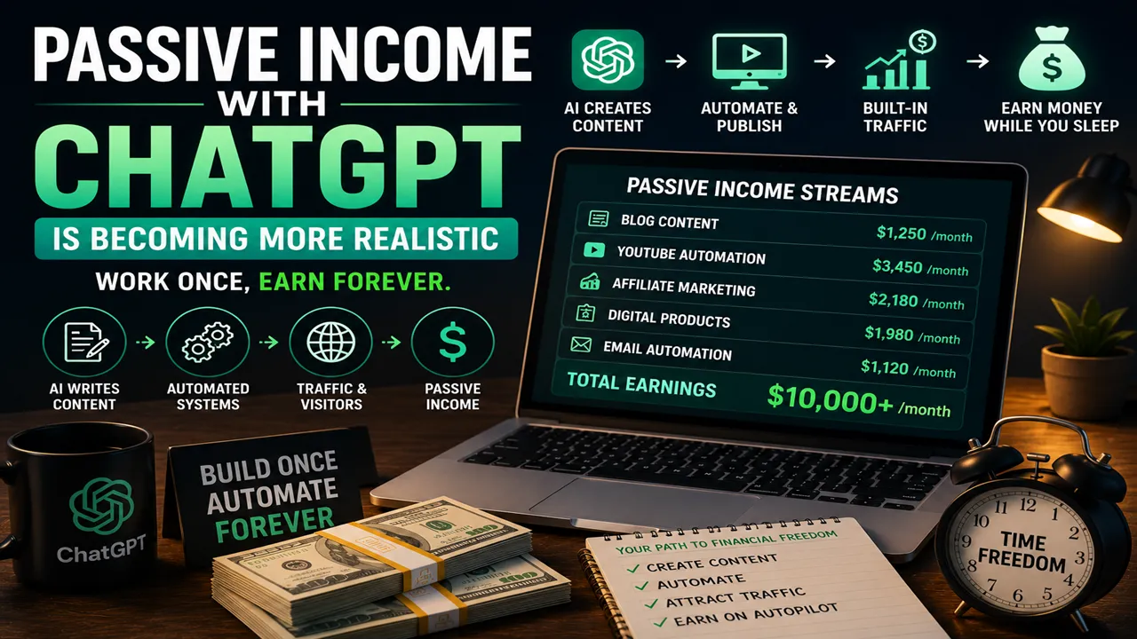 Passive Income With ChatGPT Is Becoming More Realistic