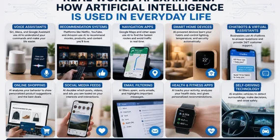 Real-World AI Examples: How Artificial Intelligence Is Used in Everyday Life
