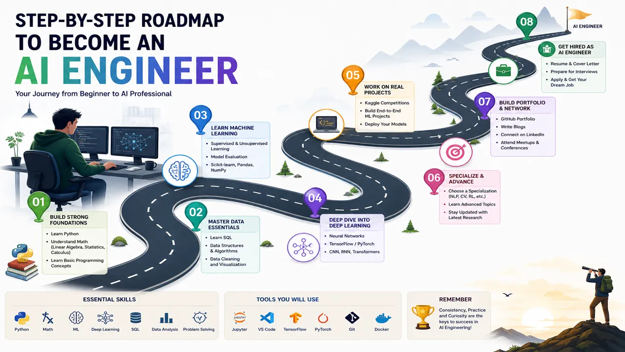 Step-by-Step Roadmap to Become an AI Engineer