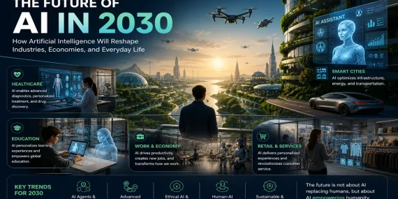 The Future of AI in 2030 How Artificial Intelligence Will Reshape Industries, Economies, and Everyday Life