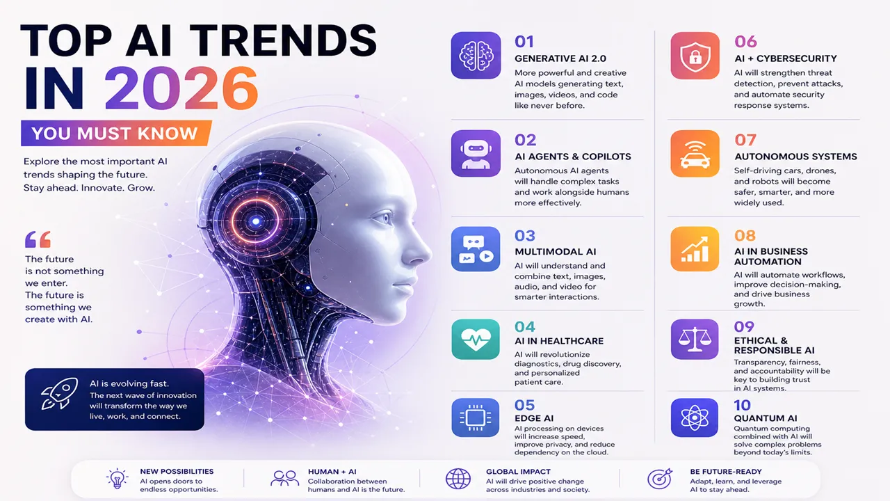 Top AI Trends in 2026 You Must Know