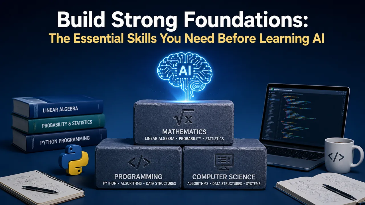 Build Strong Foundations The Essential Skills You Need Before Learning AI